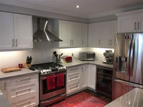 white kitchens with stainless steel cabinets